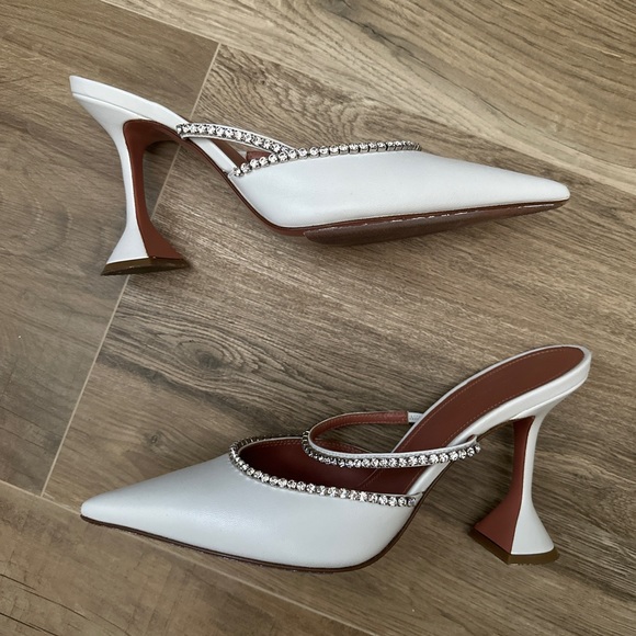 Amina Muaddi - Gilda embellished heels - Picture 4 of 7